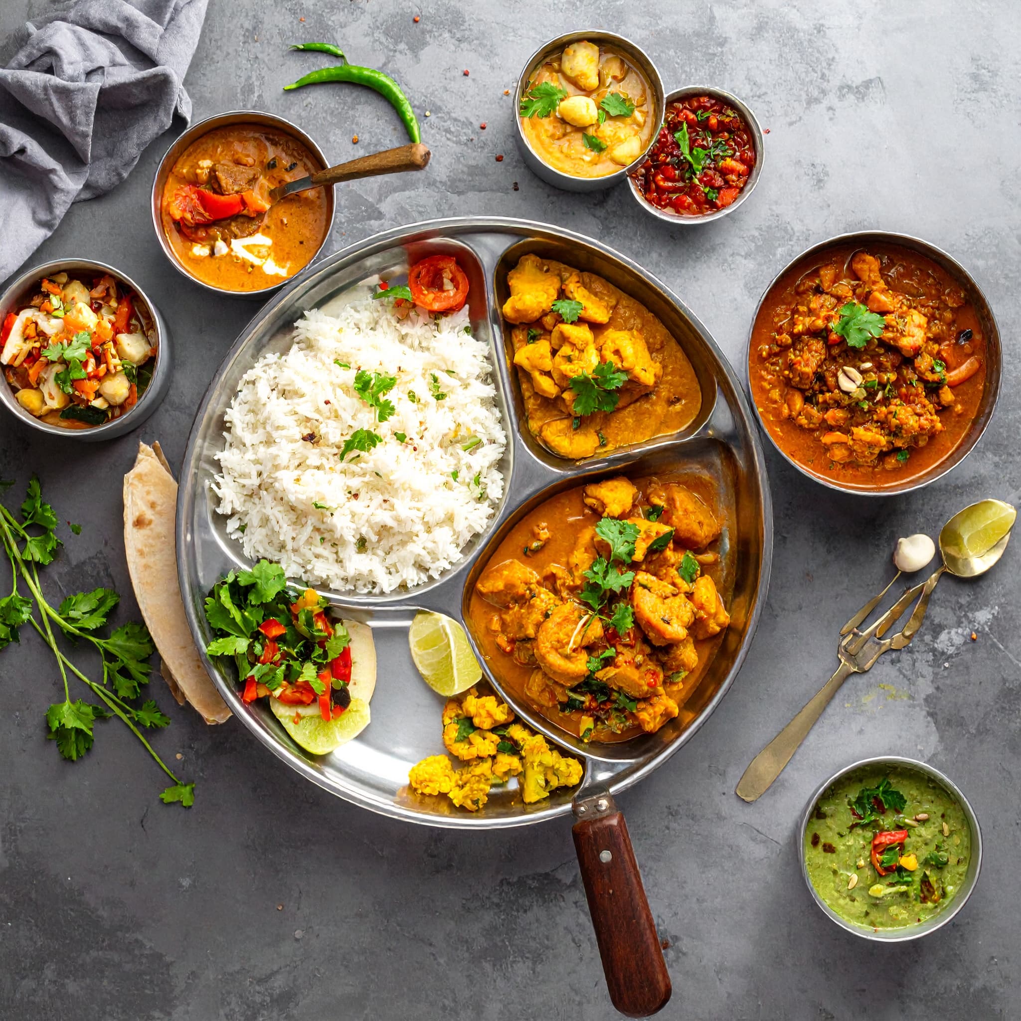 Gourmet Indian Thali